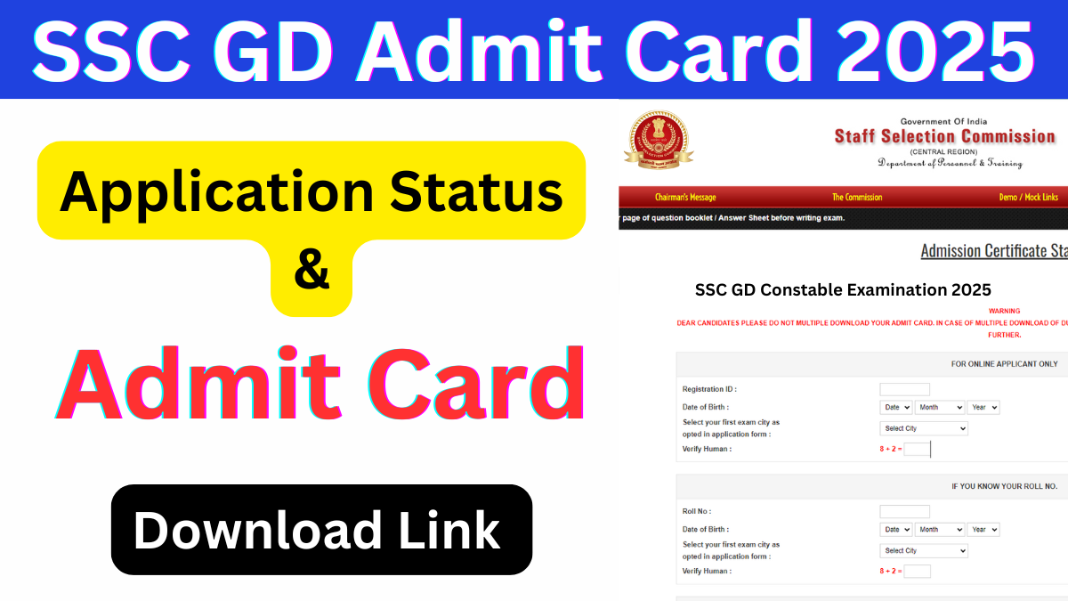 SSC GD Admit Card 2025