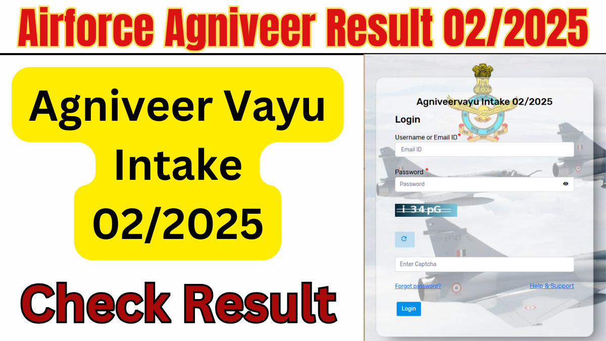 Air Force Agniveer Result 02/2025