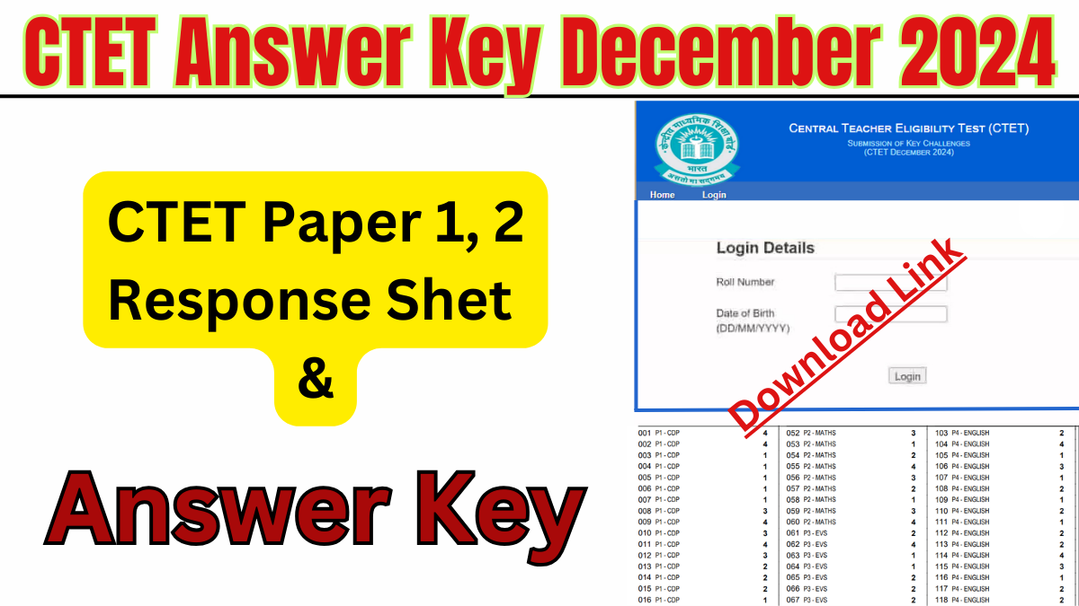 CTET Answer Key December 2024