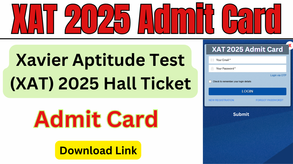 XAT 2025 Admit Card